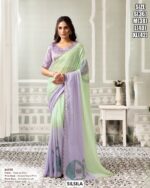 Designer Party Wear Saree With Sequin Work