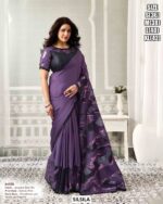 Designer Party Wear Saree With Sequin Work