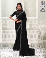 Designer Party Wear Saree With Sequin Work