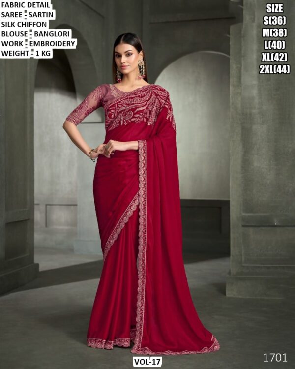 Latest Party Wear Designer Saree Collection