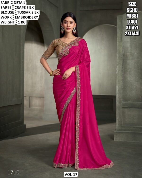 Latest Party Wear Designer Saree Collection