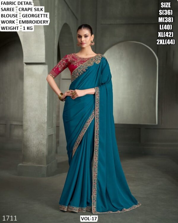 Latest Party Wear Designer Saree Collection