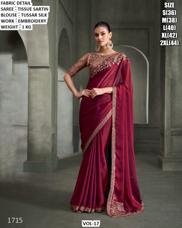 Latest Party Wear Designer Saree Collection