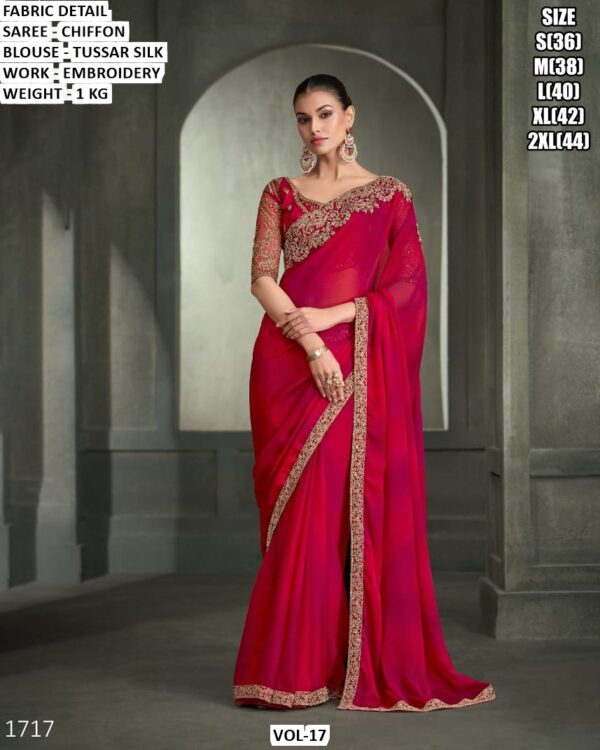 Latest Party Wear Designer Saree Collection