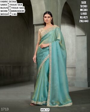 Latest Party Wear Designer Saree Collection