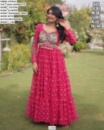 Kutchi Patchwork Gown For Special Occasions