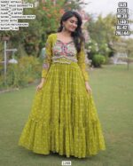Kutchi Patchwork Gown For Special Occasions