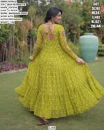 Kutchi Patchwork Gown For Special Occasions