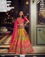 Designer Banarasi Silk Lehenga Choli For Women
