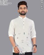 Modern Linen Kurta For Men’s Casual Outings