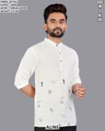 Modern Linen Kurta For Men’s Casual Outings