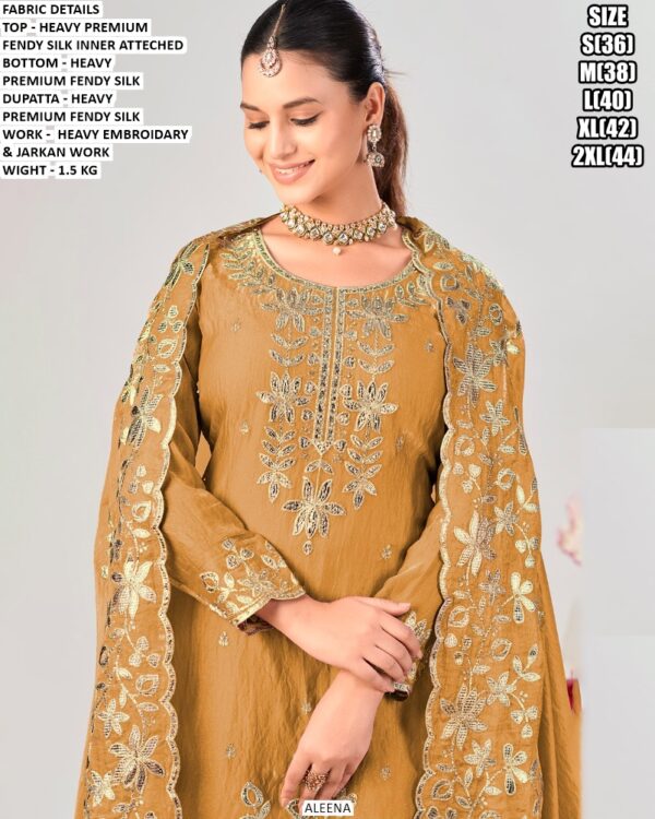 Designer Silk Kurta Palazzo With Dupatta For Women