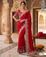Premium Embroidered Designer Saree Collection