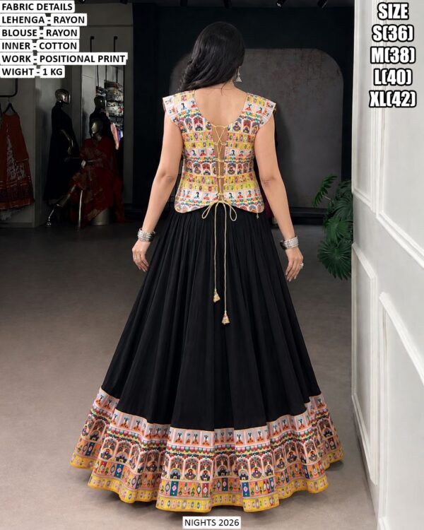 Designer Printed Lehenga With Jacket Style Blouse