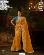 Festive Wear Zari Tissue Saree For Women