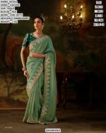 Festive Wear Zari Tissue Saree For Women
