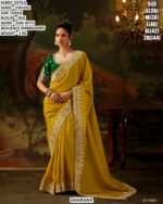 Festive Wear Zari Tissue Saree For Women