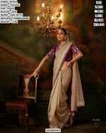Festive Wear Zari Tissue Saree For Women