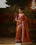Festive Wear Zari Tissue Saree For Women