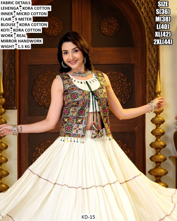 Traditional Lehenga With Embroidered Koti For Navratri