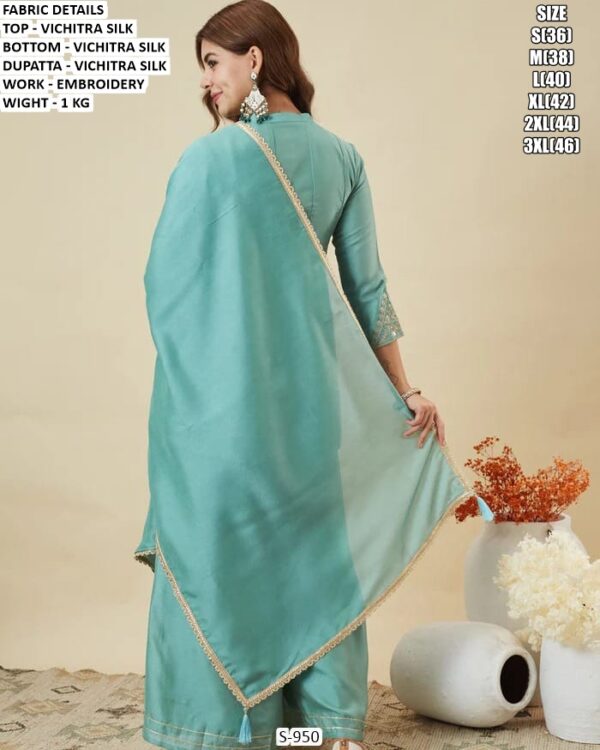Stylish Kurta Palazzo And Dupatta Set For Women