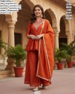 Stylish Kurta Palazzo And Dupatta Set For Women