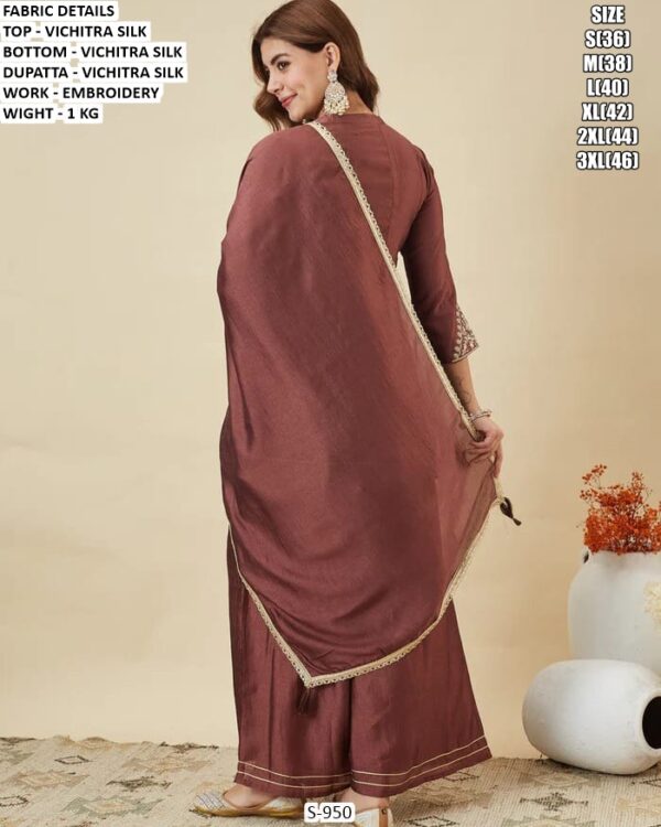 Stylish Kurta Palazzo And Dupatta Set For Women