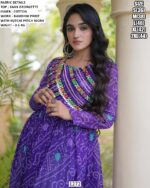 Bandhani Print Indo Western Long Kurta