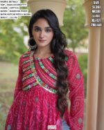 Bandhani Print Indo Western Long Kurta
