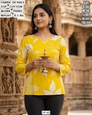 Comfortable Cotton Tunic For Women