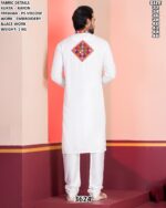 Mens Rayon Embroidered Kurta Pajama Set