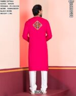 Mens Rayon Embroidered Kurta Pajama Set