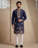 Men Kurta Pajama Set With Thread Work