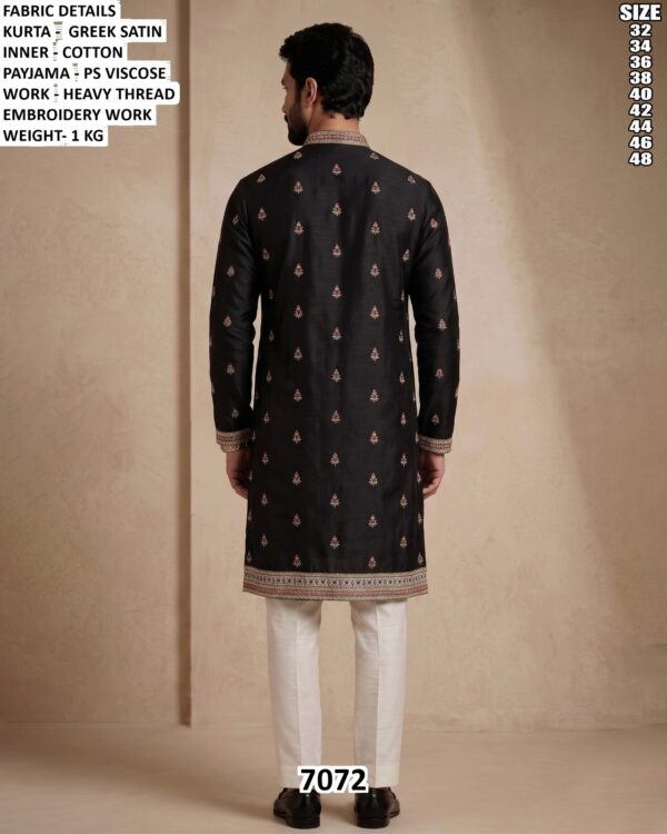 Men Kurta Pajama Set With Thread Work