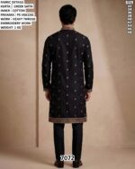 Men Kurta Pajama Set With Thread Work