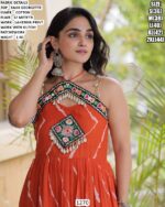 Kutchi Patchwork Designer Gown For Navratri