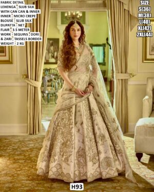 Premium Slub Silk Designer Lehenga Choli