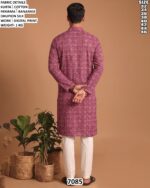 Men’s Cotton Digital Print Kurta Pajama Set