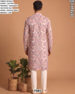 Men’s Cotton Digital Print Kurta Pajama Set