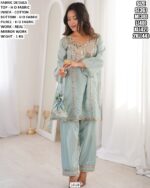 Elegant Mirror Work Ethnic Suit For Women