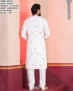 Men’s Rayon Embroidery Kurta Pajama Set