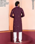 Men’s Rayon Embroidery Kurta Pajama Set