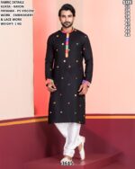 Men’s Rayon Embroidery Kurta Pajama Set