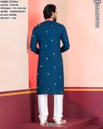 Men’s Rayon Embroidery Kurta Pajama Set