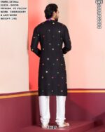 Men’s Rayon Embroidery Kurta Pajama Set