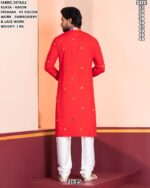 Men’s Rayon Embroidery Kurta Pajama Set