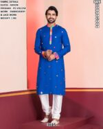 Men’s Rayon Embroidery Kurta Pajama Set