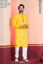 Men’s Rayon Embroidery Kurta Pajama Set