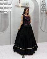 Real Mirror Work Festive Lehenga For Women