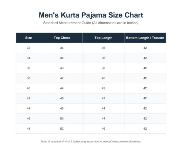 Armani Fabric Embroidered Kurta Set For Men